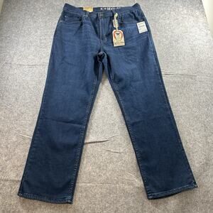 Devil-Dog Jeans 36X30 Dungarees Blue Relaxed Straight Medium Wash Denim